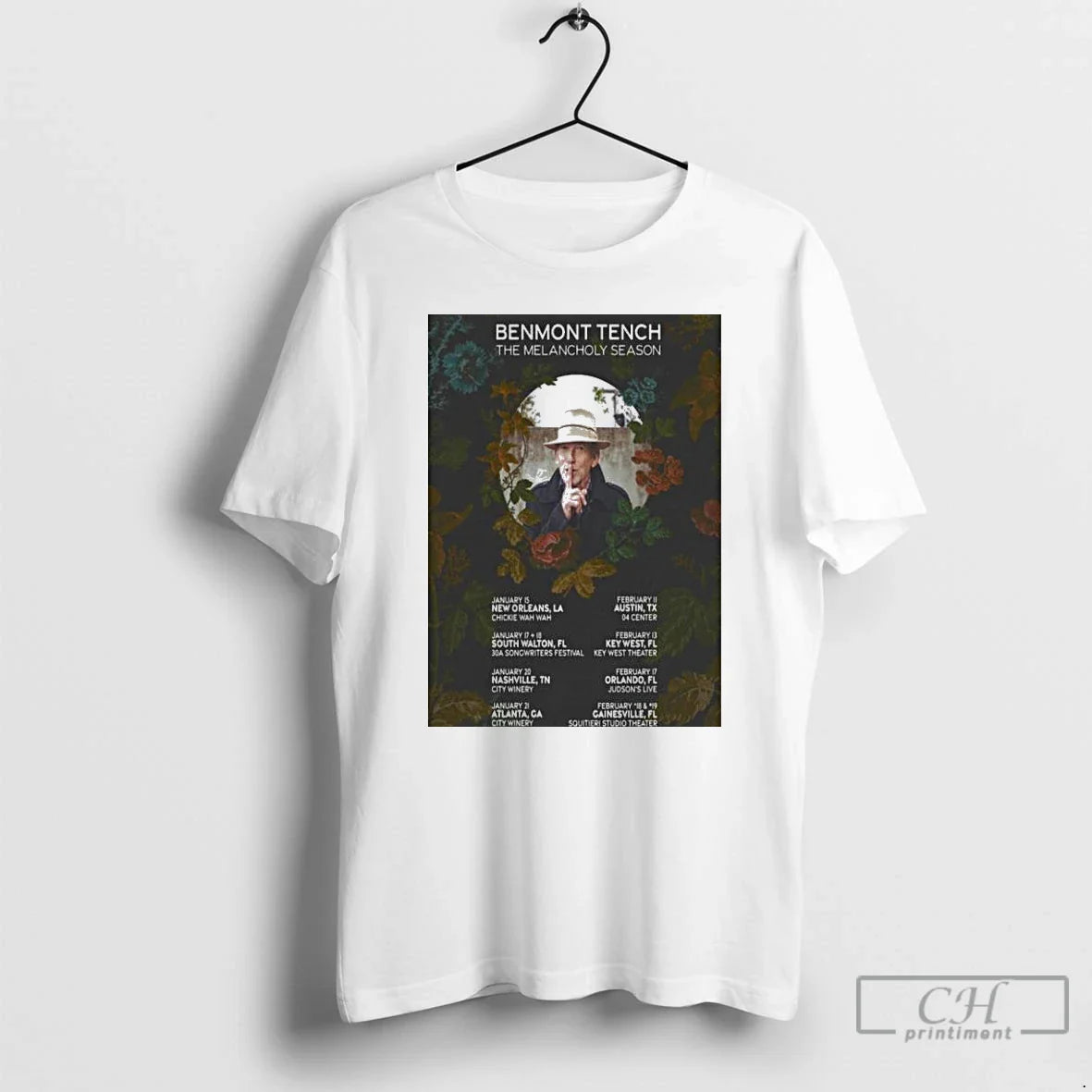 Premium Benmont Tench January Shows 2026 Sweatshirt Exclusive Art