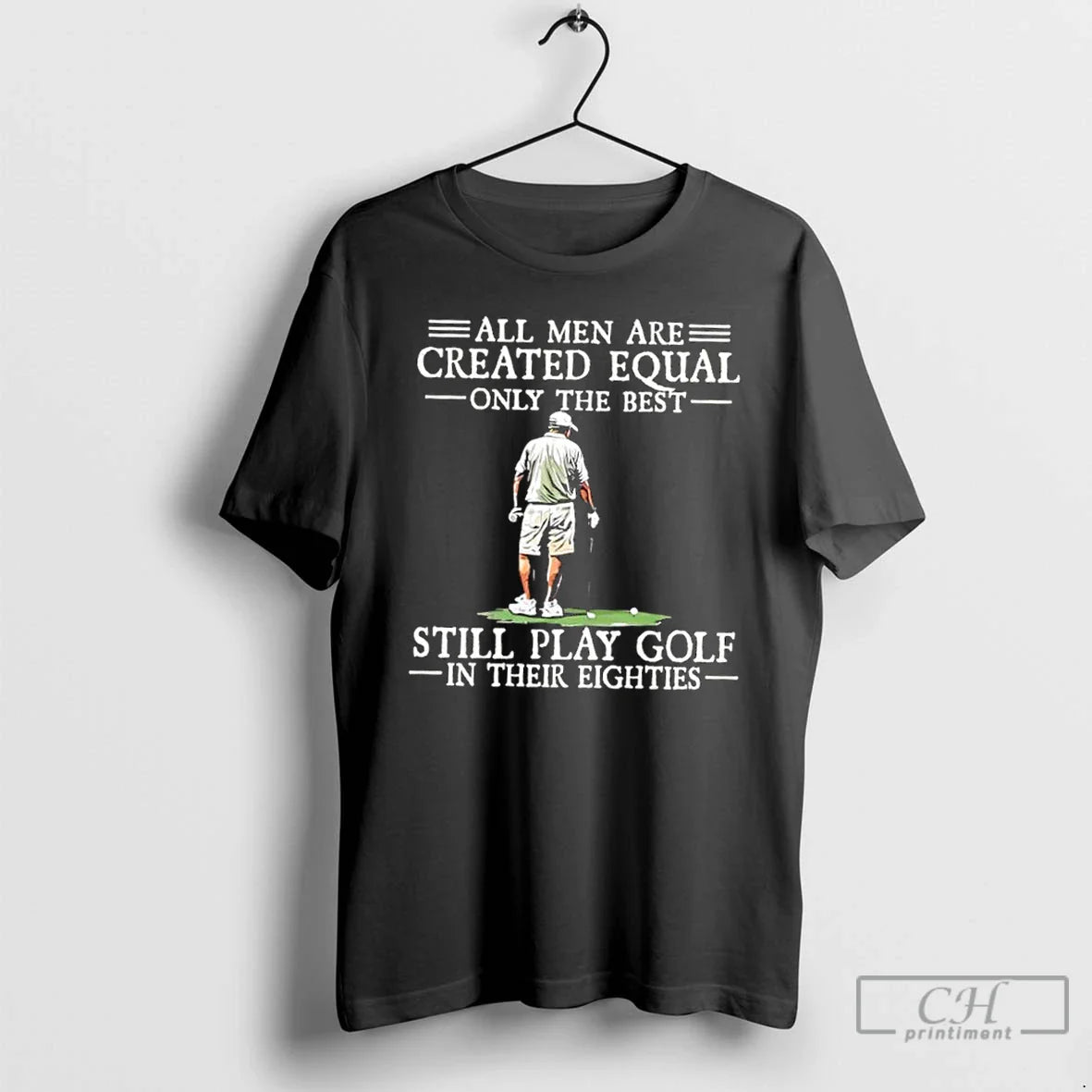Premium Best Play Golf Eighties Tee Modern Fashion