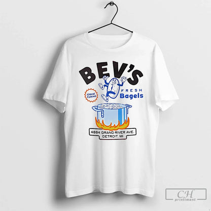 Premium Bevs Fresh Bagels 4884 Grand River Ave Sweatshirt Retro Style