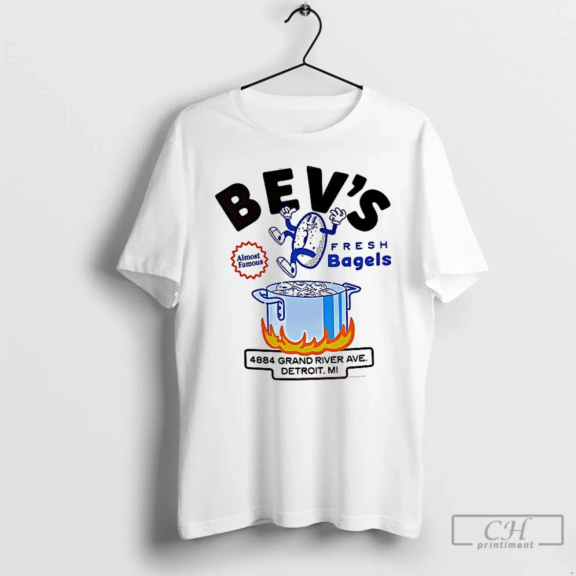 Premium Bevs Fresh Bagels 4884 Grand River Ave Detroit Long Sleeve