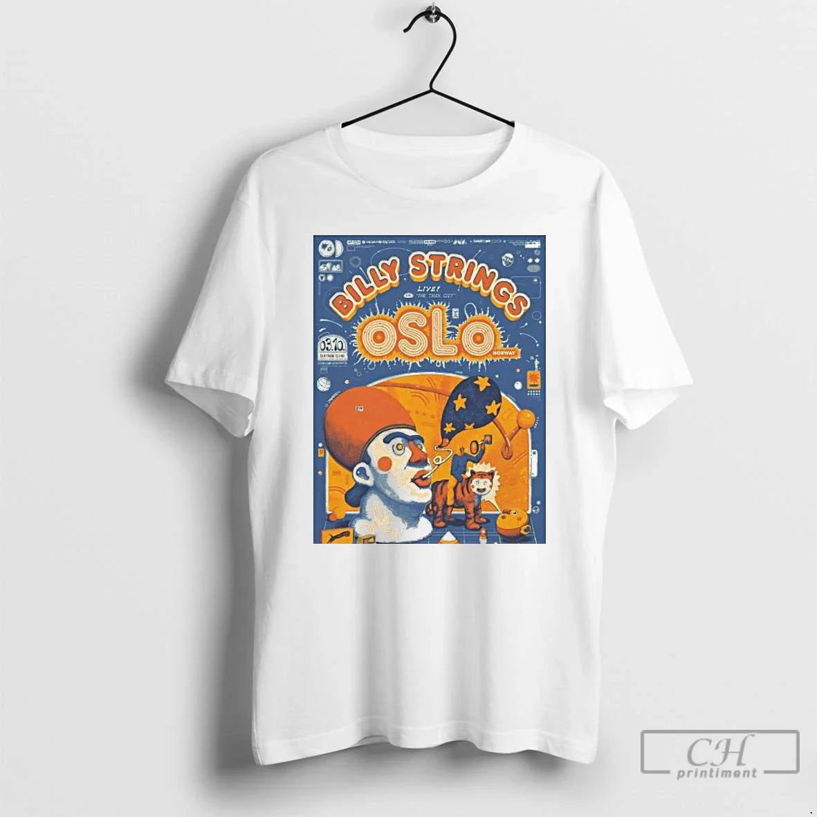Premium Billy Strings Sentrum Scene Oslo No October 3 2025 T Shirts
