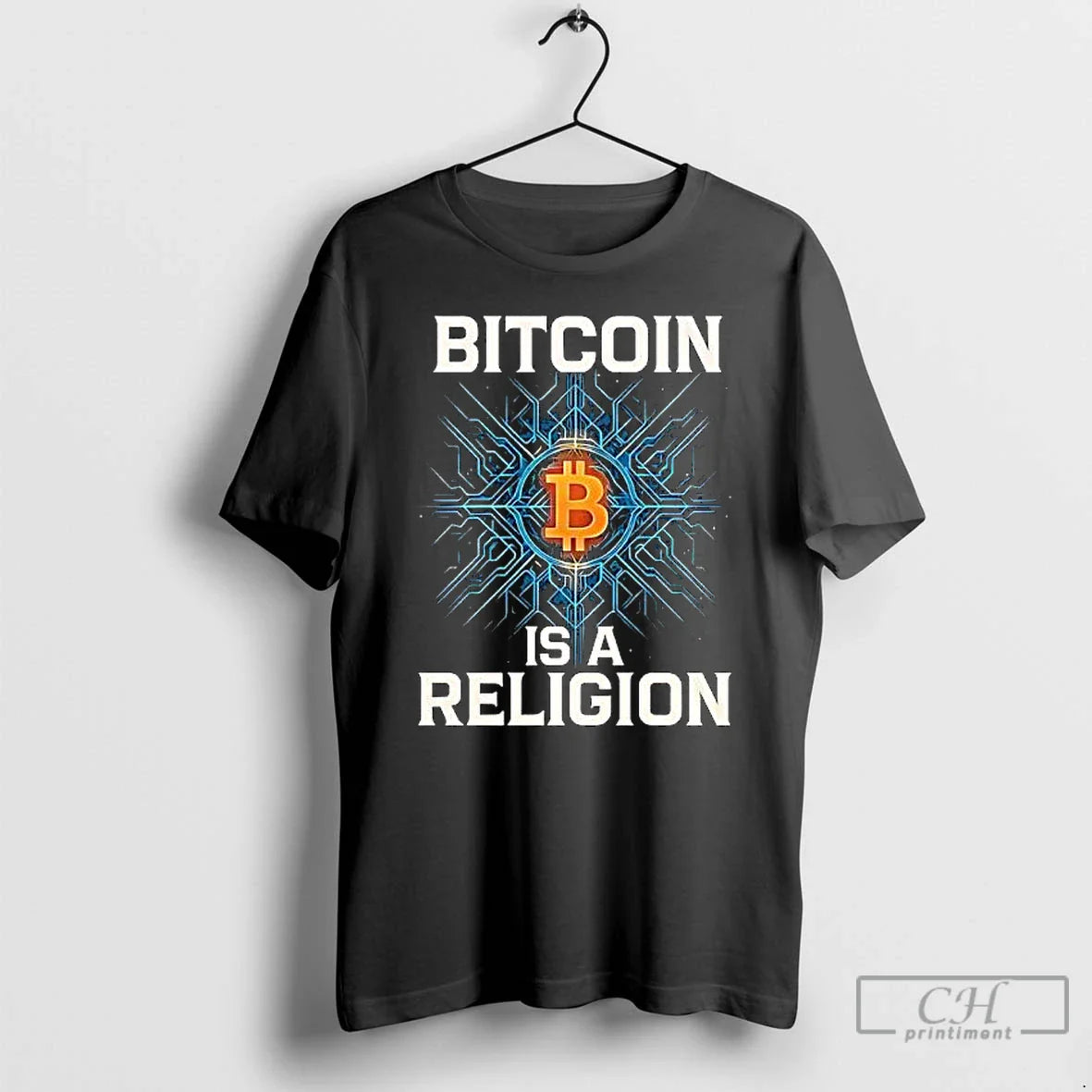 Premium Bitcoin Is Religion Long Sleeve Retro Art