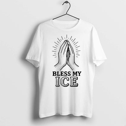 Premium Bless My Ice Praying Hands T Shirts Sweatshirt Classic Apparel