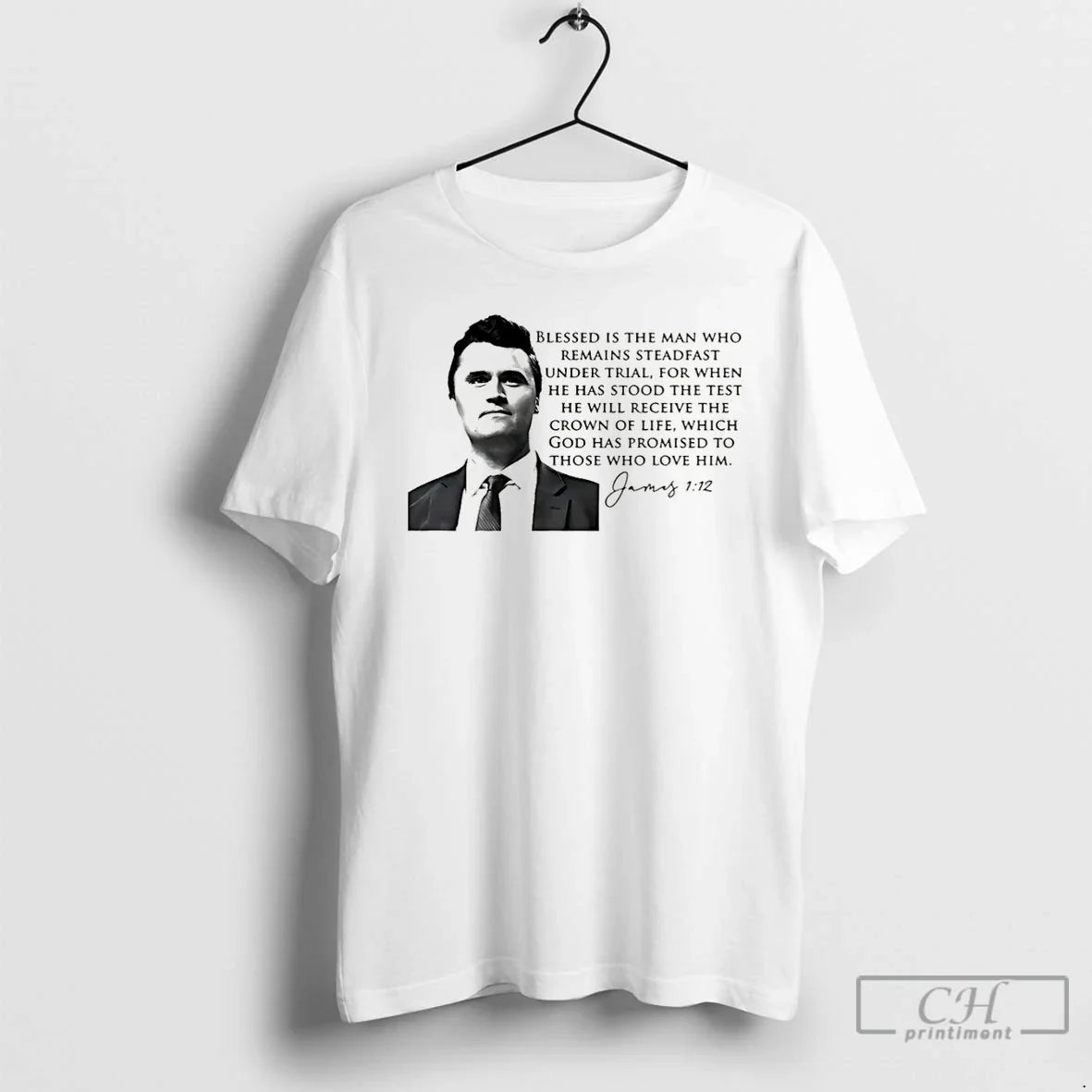 Premium Blessed Is Who Remains Steadfast Under Trial Charlie Kirk T
