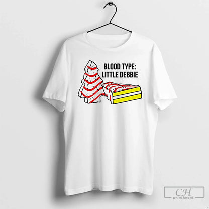 Premium Blood Type Little Debbie Hoodie Authentic Art