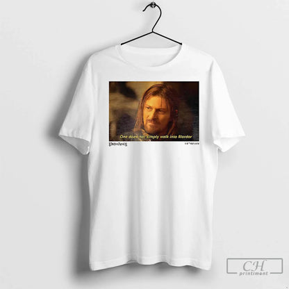 Premium Boromeme Lord Rings One Does Not Simply Walk Into Mordor