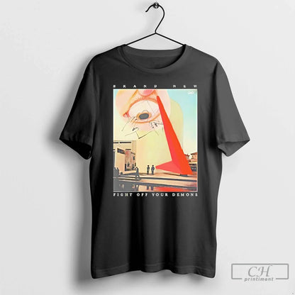 Premium Brand New Fight Off Your Demons Surreal Eye Shirt Unique