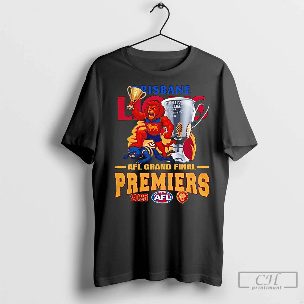 Premium Brisbane Lions Mascot Afl Grand Final 2025 Premiers Champions