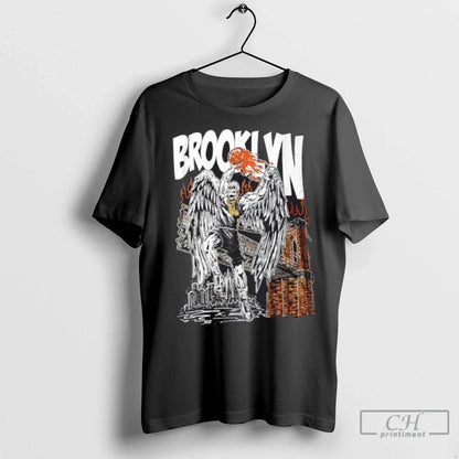 Premium Brooklyn Nets Monster Dunk Halloween Skeleton Long Sleeve
