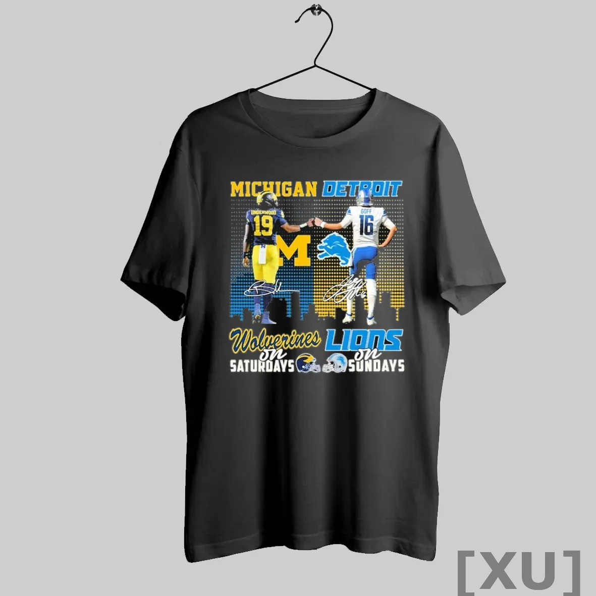 Premium Bryce Underwood X Jared Goff Michigan Wolverines Saturday