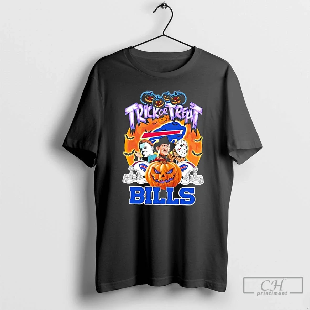 Premium Buffalo Bills Football Trick Or Treat Horror Movies Halloween