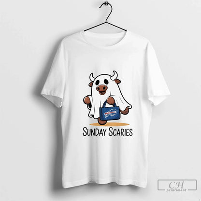 Premium Buffalo Bills Halloween Spooky Season Ghost Sunday Scaries