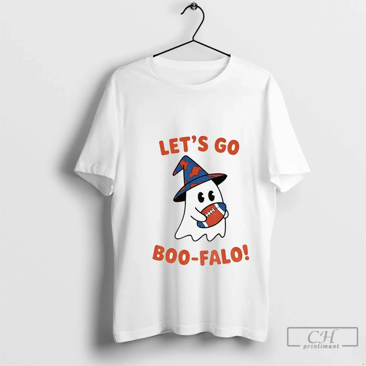 Premium Buffalo Bills Halloween Spooky Season Ghost Lets Go Boo Falo