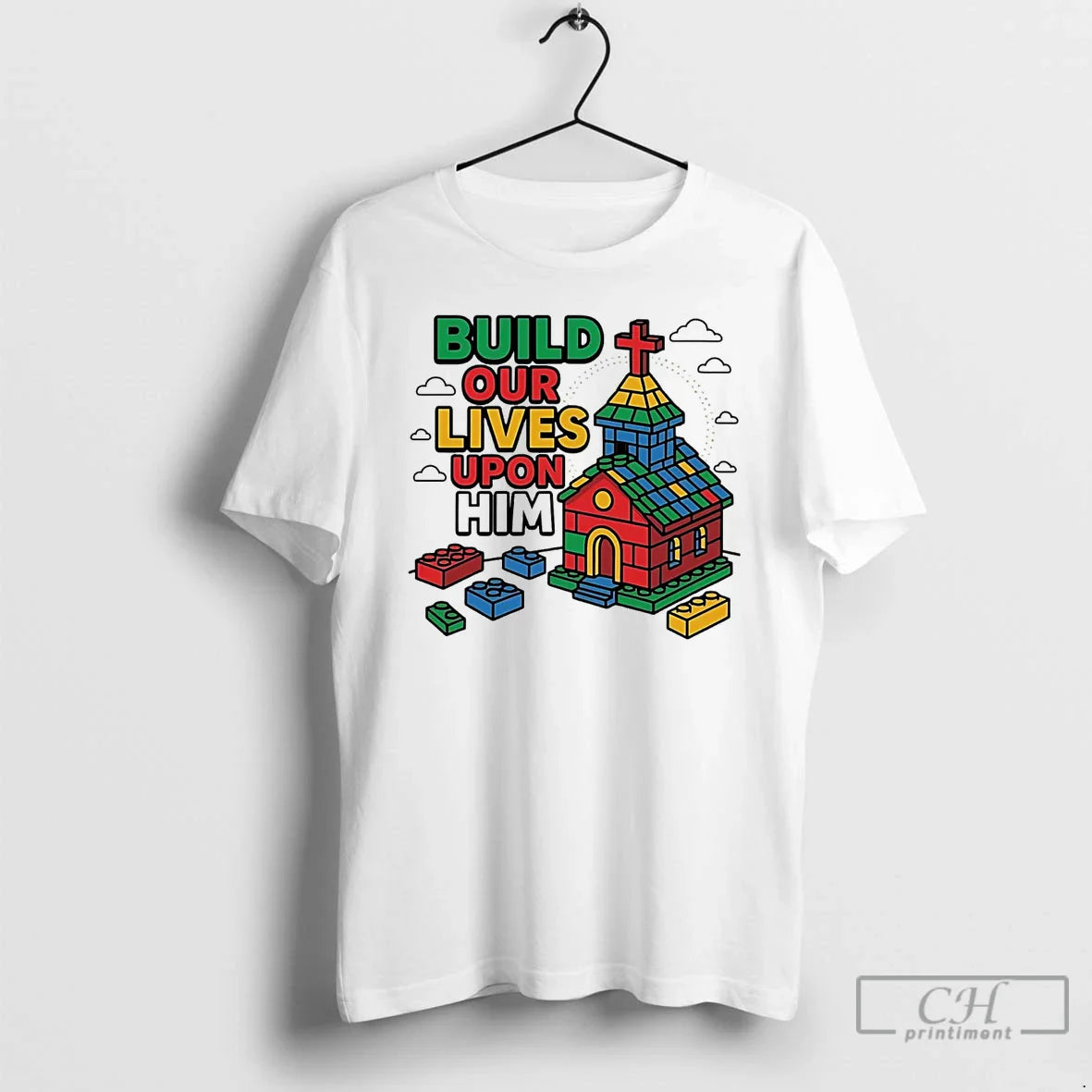 Premium Build Our Lives Upon Him T Shirts Hoodie Designer Apparel