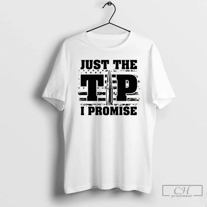 Premium Bullet Just Tip I Promise Us Flag Tank Top Stylish Fashion