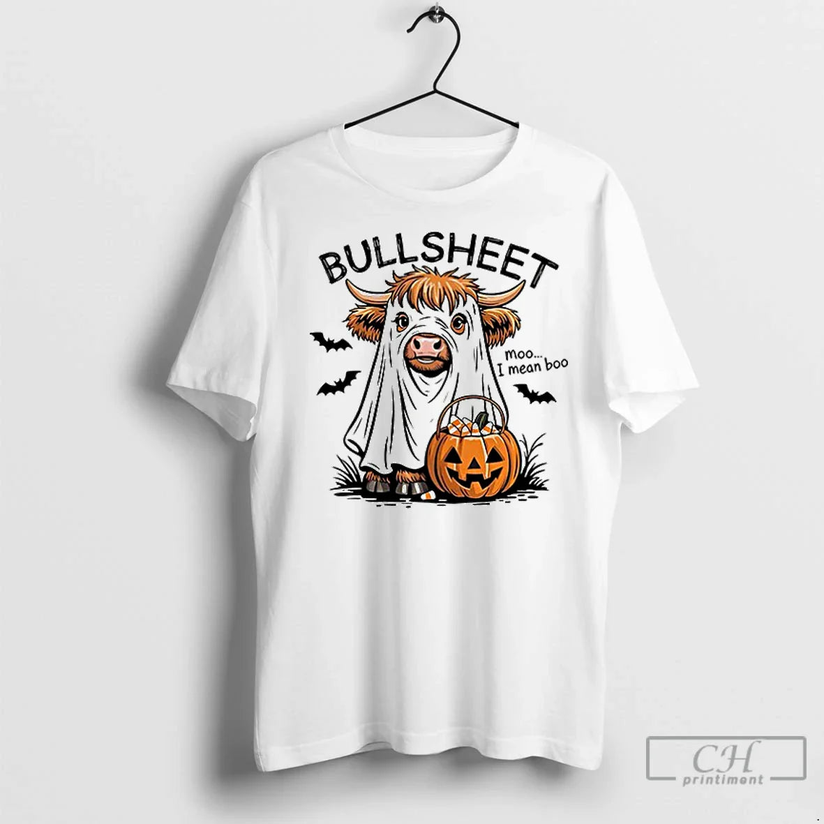 Premium Bullsheet Moo I Mean Boo Halloween Ceramic Ceramic And Dad
