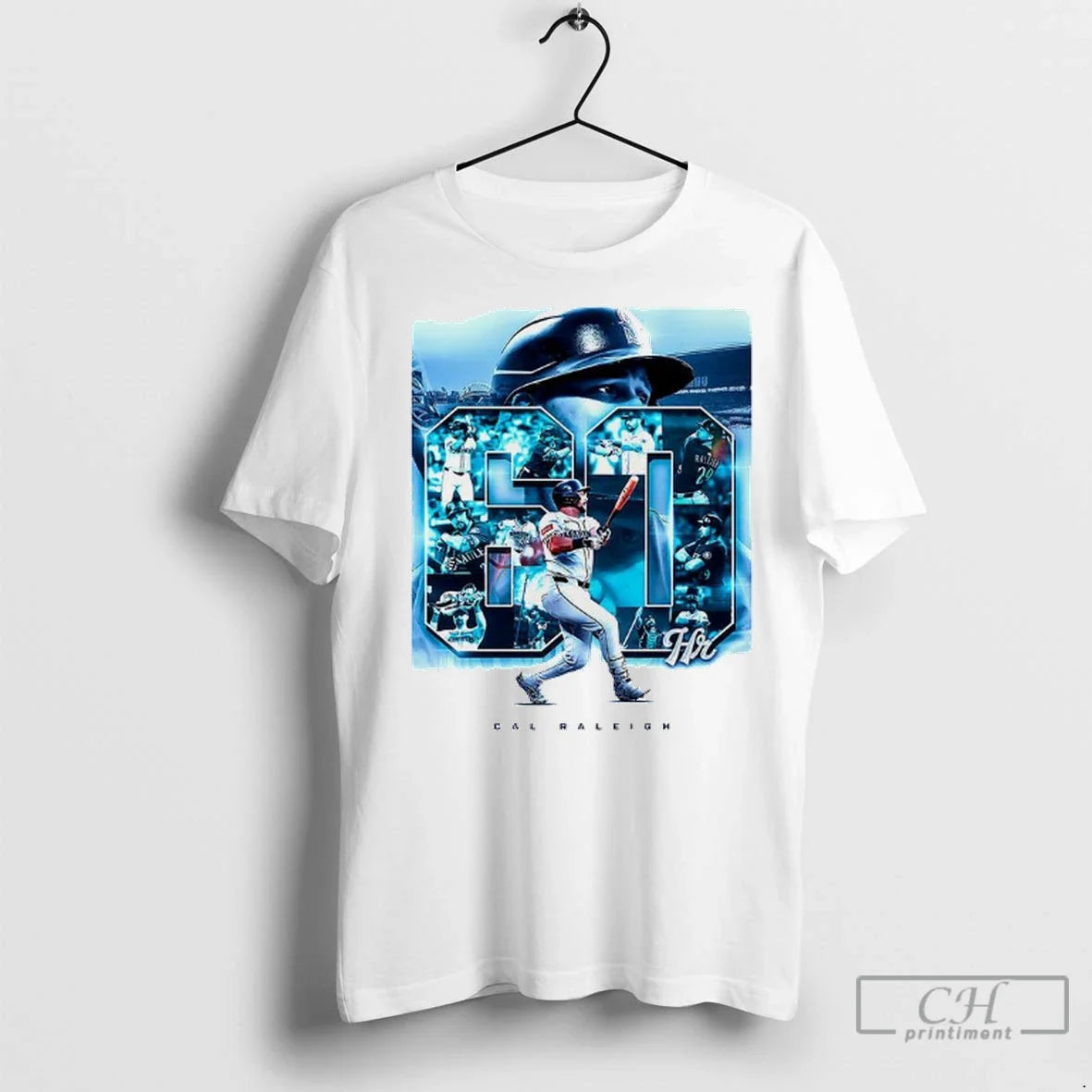Premium Cal Raleigh Seattle Mariners Mlb 60 Home Runs TShirt Unique