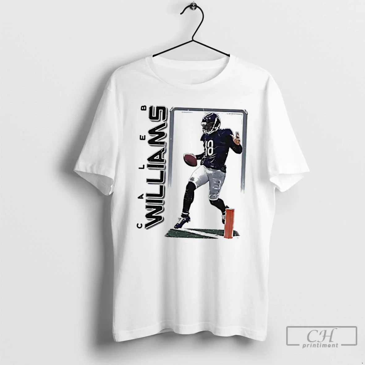 Premium Caleb Williams Chicago Bears Touchdown Pose Star Tank Top