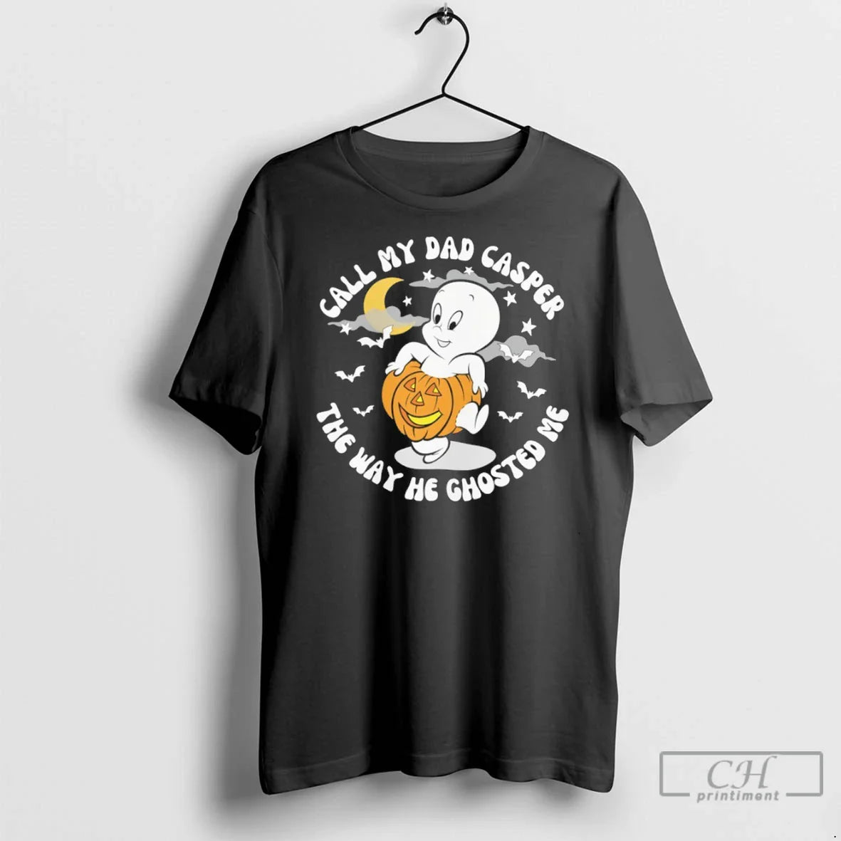 Premium Call My Dad Casper Way He Ghosted Me Pumpkin Hallowee TShirt
