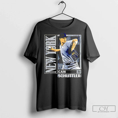 Premium Cam Schlittler New York Yankees Card TShirt Retro Art