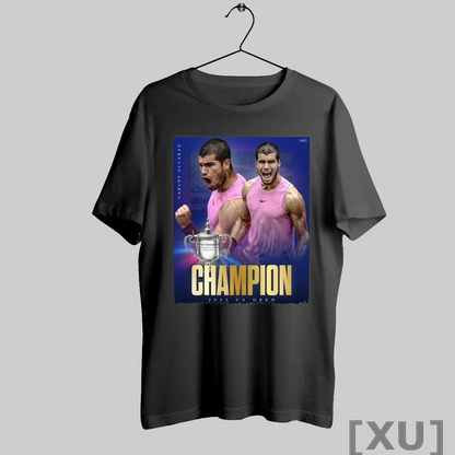 Premium Carlos Alcaraz Six Time Grand Slam Champion Us Open Winner