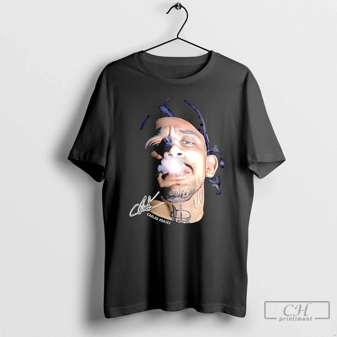 Premium Carlos Prates Smoking Ufc Winner 2025 Signature Long Sleeve