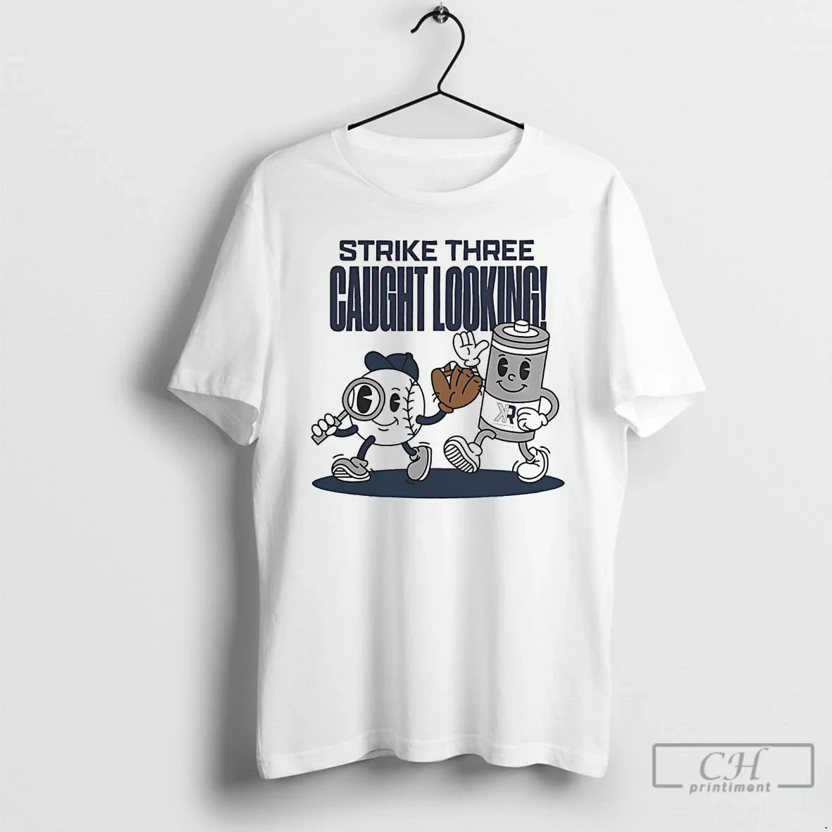 Premium Carlos Rodon Strike Three Caught Looking Hoodie Retro Design
