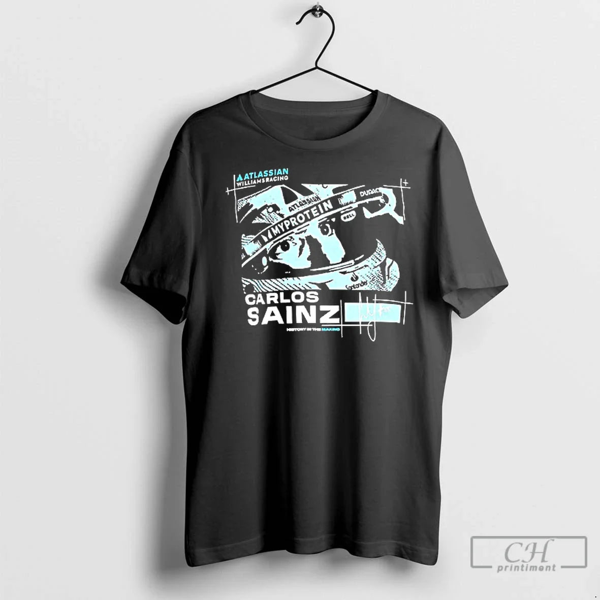 Premium Carlos Sainz Atlassian Williams Racing F1 Sweatshirt Trendy