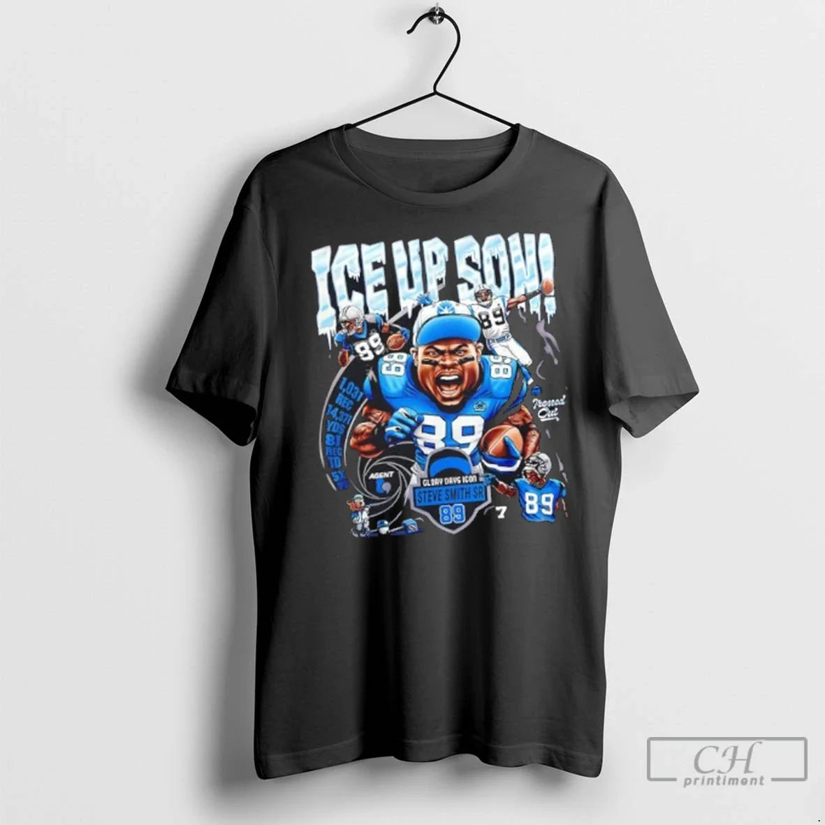 Premium Carolina Panthers Ice Up Son 2 Sided Tank Top Unique Design