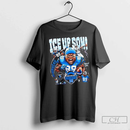 Premium Carolina Panthers Ice Up Son 2 Sided Tank Top Unique Design