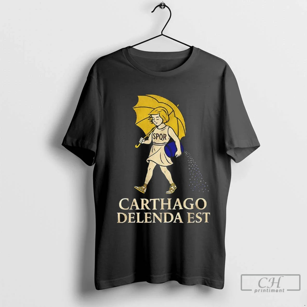 Premium Carthago Delenda Est Spqr Shirt Designer Apparel