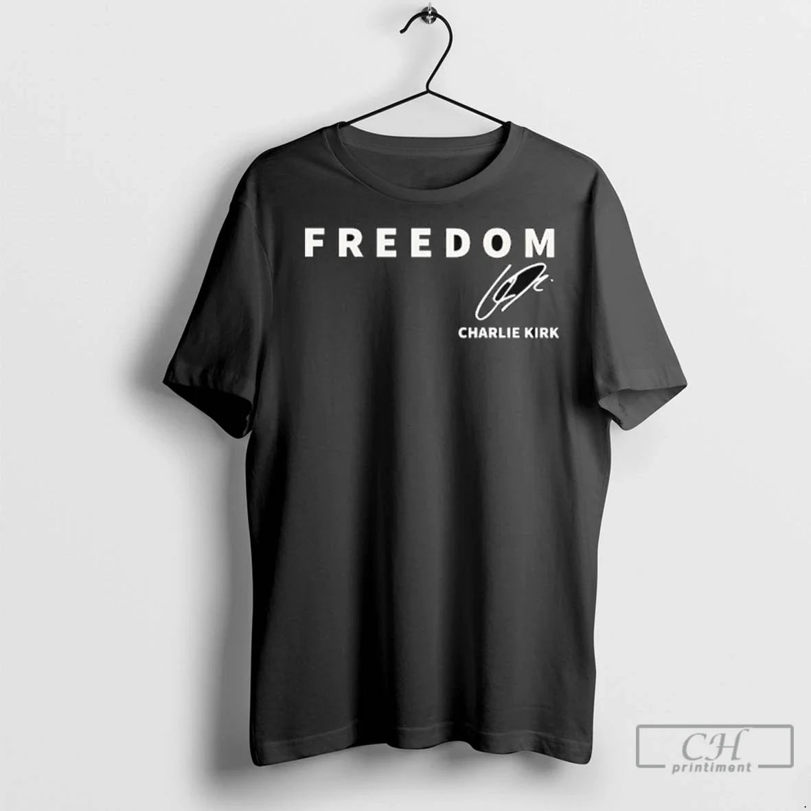 Premium Cassie Clark Freedom Signature Charlie Kirk Ladies Long