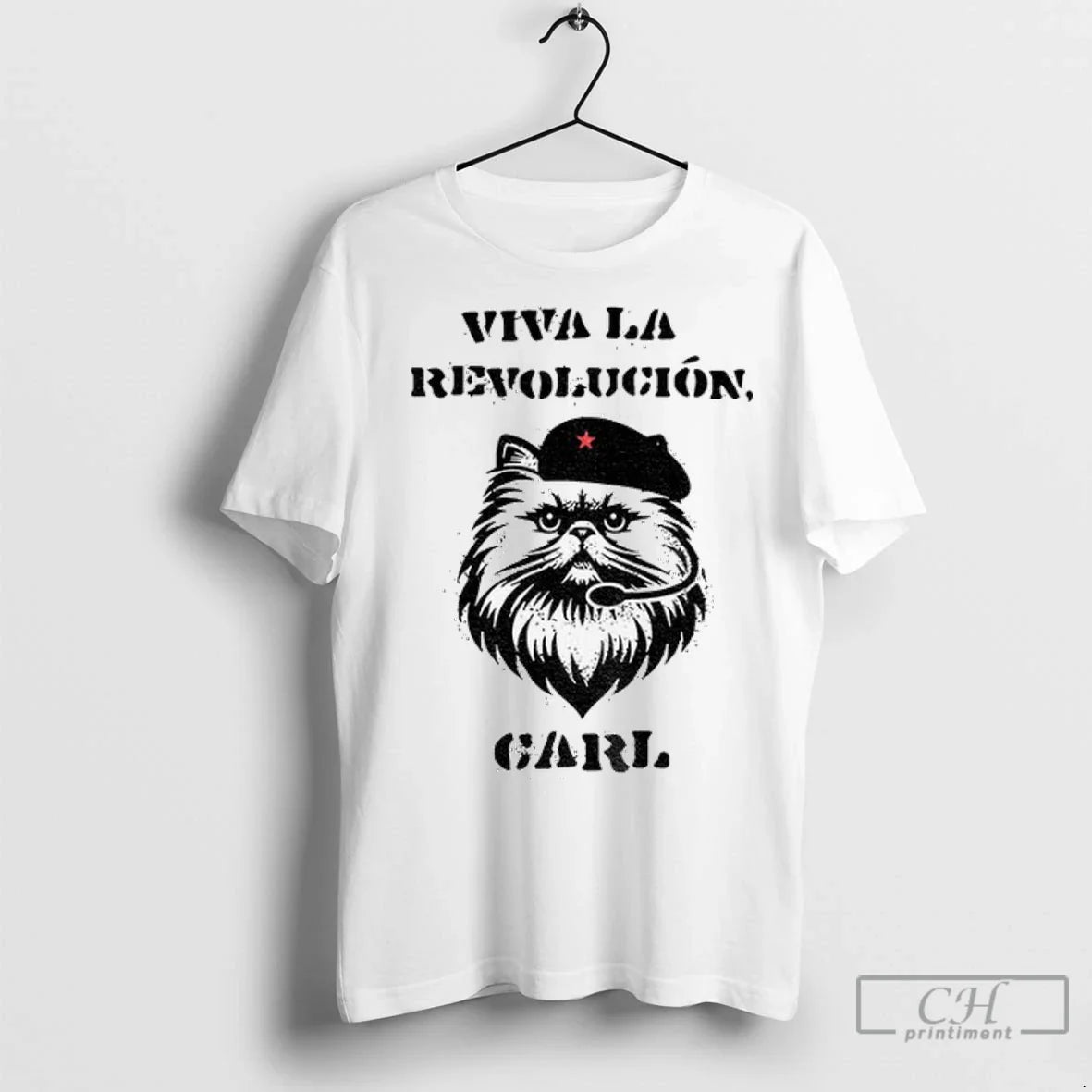 Premium Cat Viva La Revolucion Carl 2025 Shirt Premium Fashion