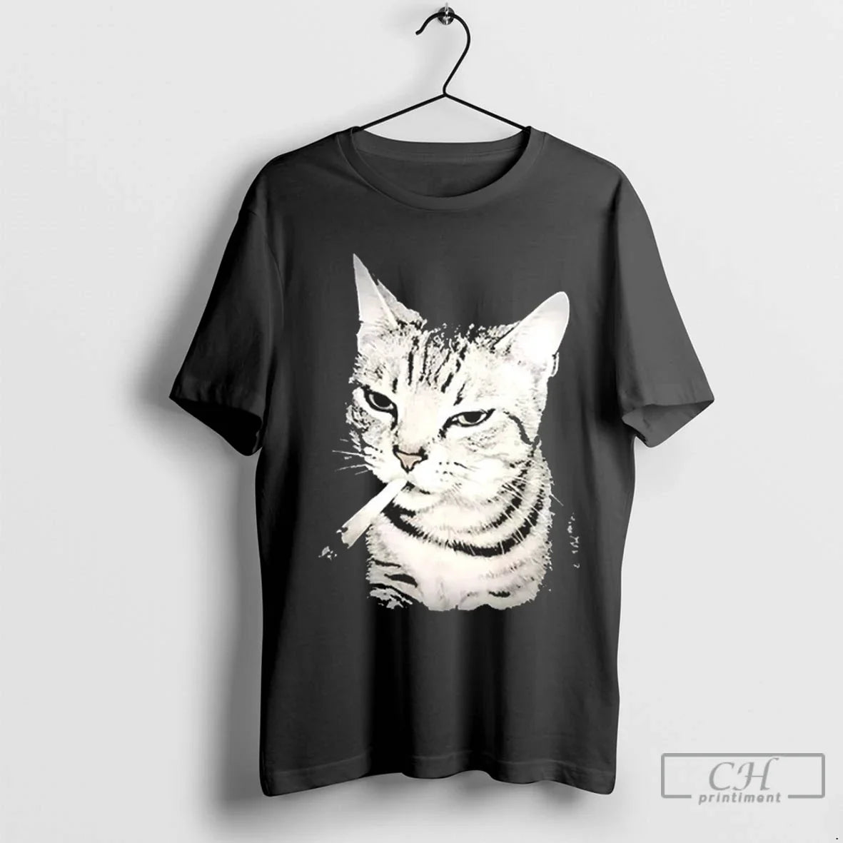 Premium Cat Smoking Meme Long Sleeve Stylish Design