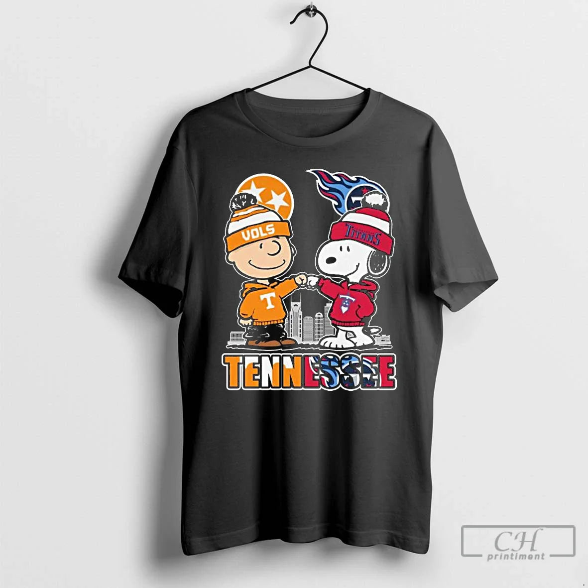 Premium Charlie Brown Tennessee Volunteers X Snoopy Tennessee Titans