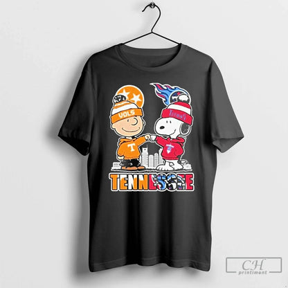 Premium Charlie Brown Tennessee Volunteers X Snoopy Tennessee Titans