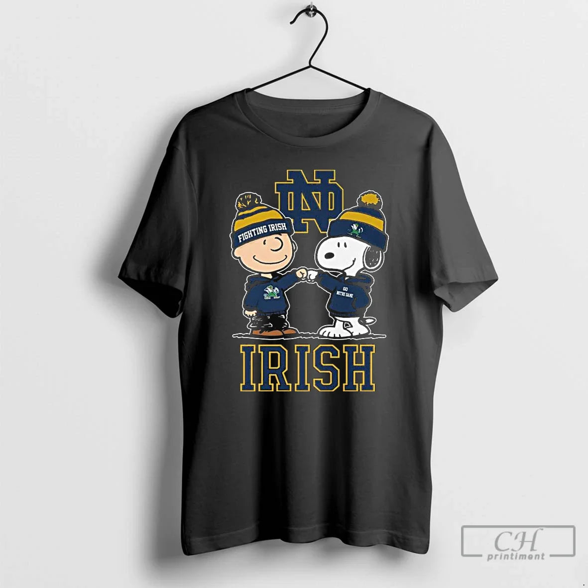 Premium Charlie Brown X Snoopy Indiana Notre Dame Fighting 2025 Long