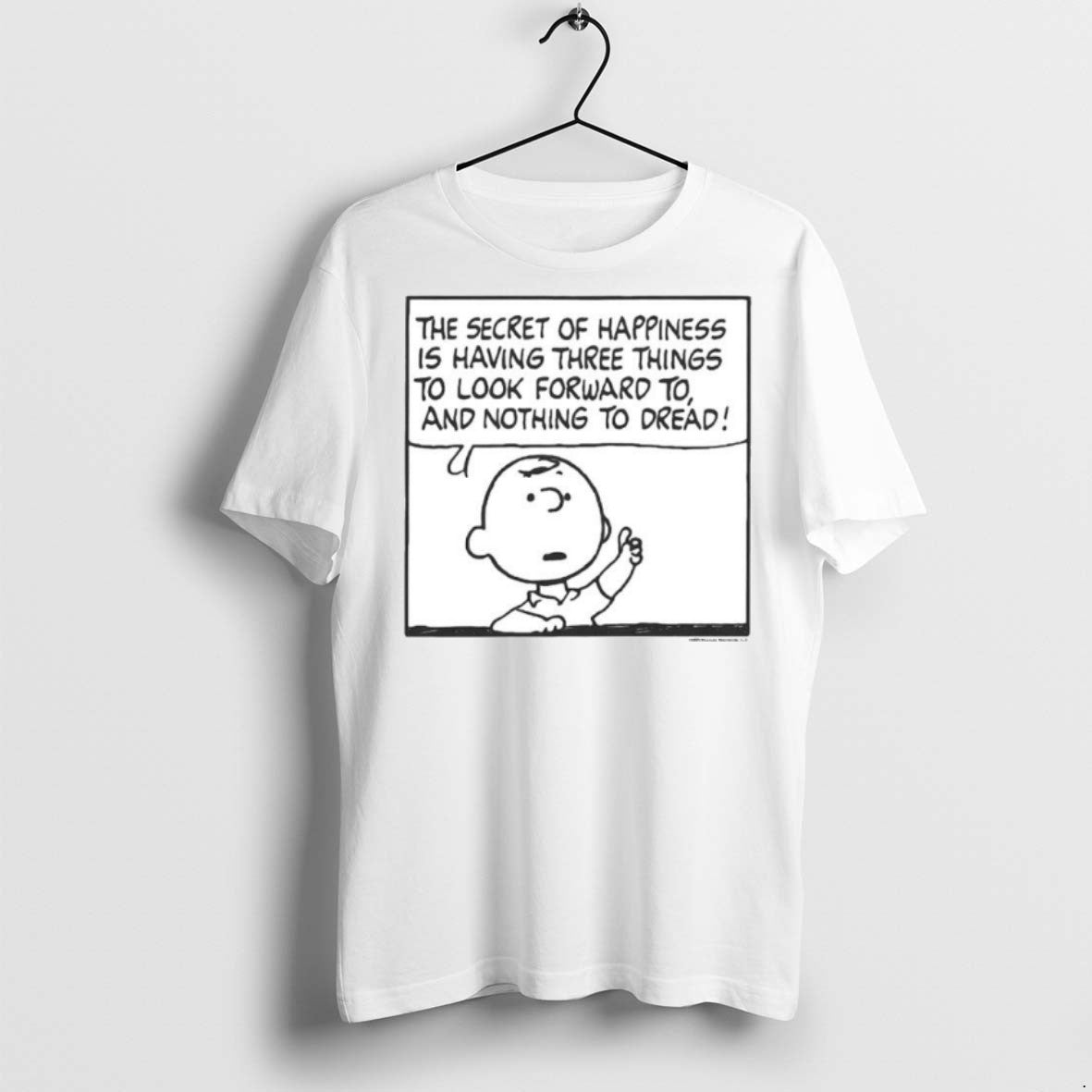 Premium Charlie Brown Secret Happiness Is Having Three Things