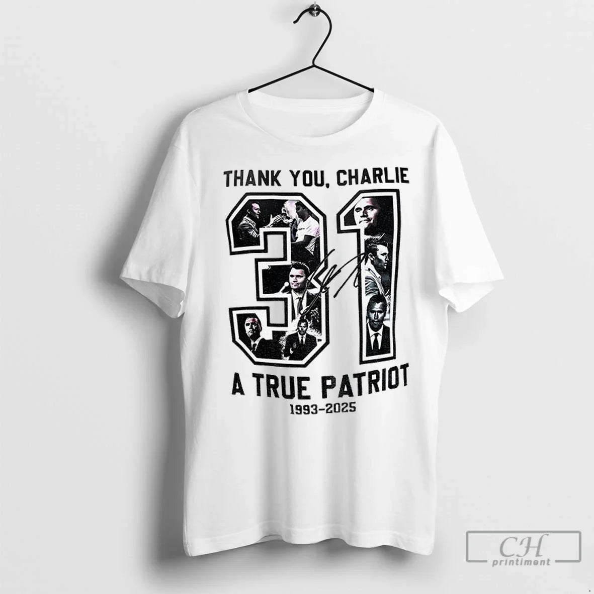 Premium Charlie Kirk 31 Usa Freedom True Patriot Signature Sweatshirt