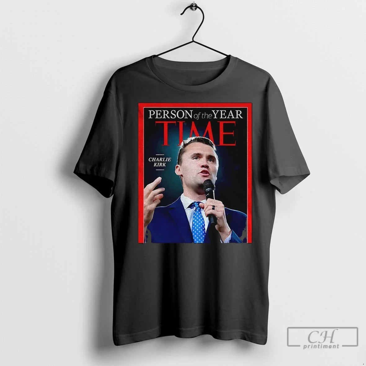 Premium Charlie Kirk Person Year Time America Political 2025 Tank Top