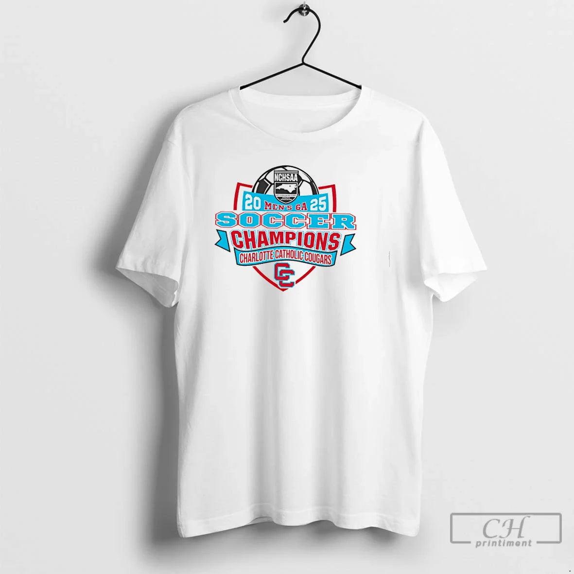 Premium Charlotte Catholic Cougars 2025 Nchsaa Soccer Division 6A