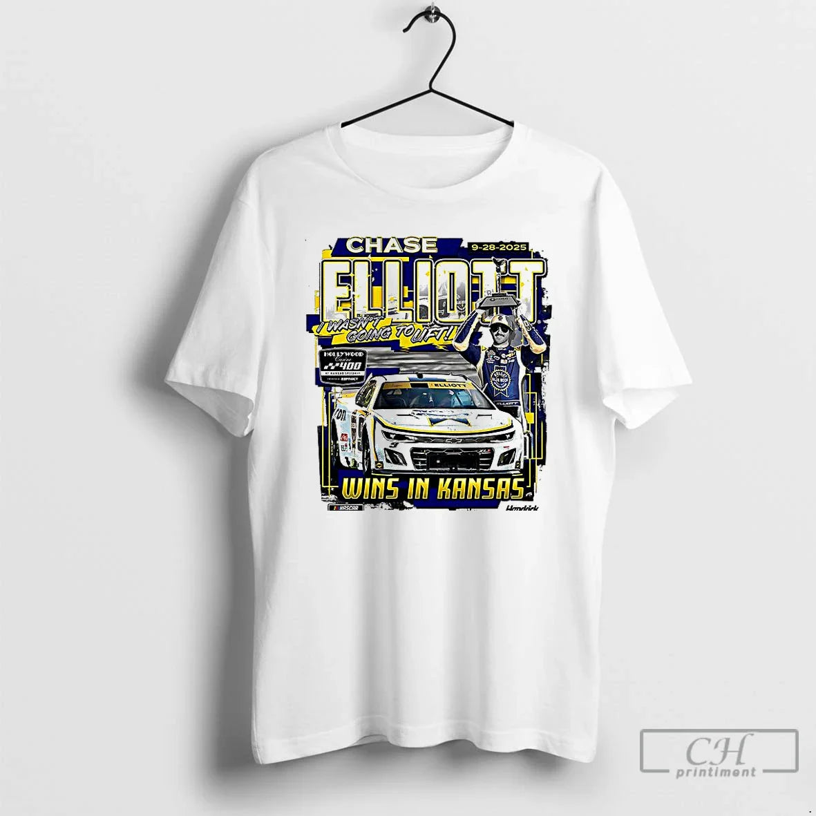 Premium Chase Elliott Checkered Flag Sports 2025 Hollywood Casino 400