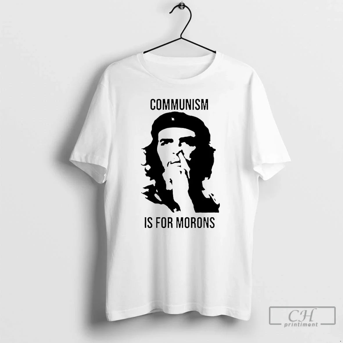 Premium Che Guevara Communism Is Morons T Shirts Long Sleeve Classic