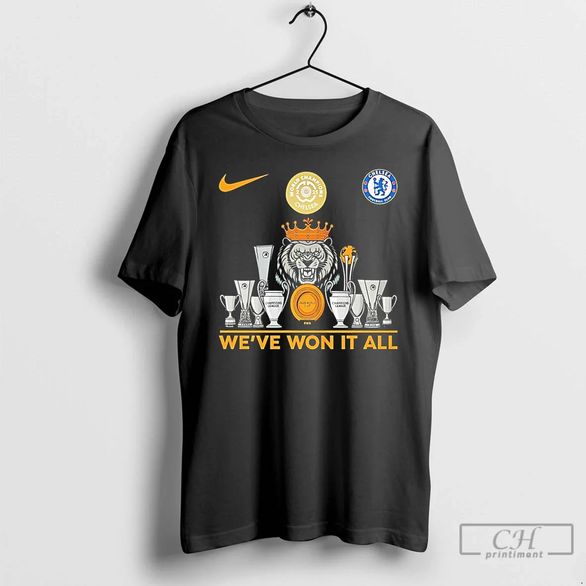 Premium Chelsea Weve Won It All Fifa Club World Cup 2025 Trophy Lions