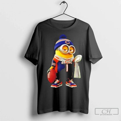 Premium Chicago Bears X Minions Hold Super Bowl Trophy Long Sleeve