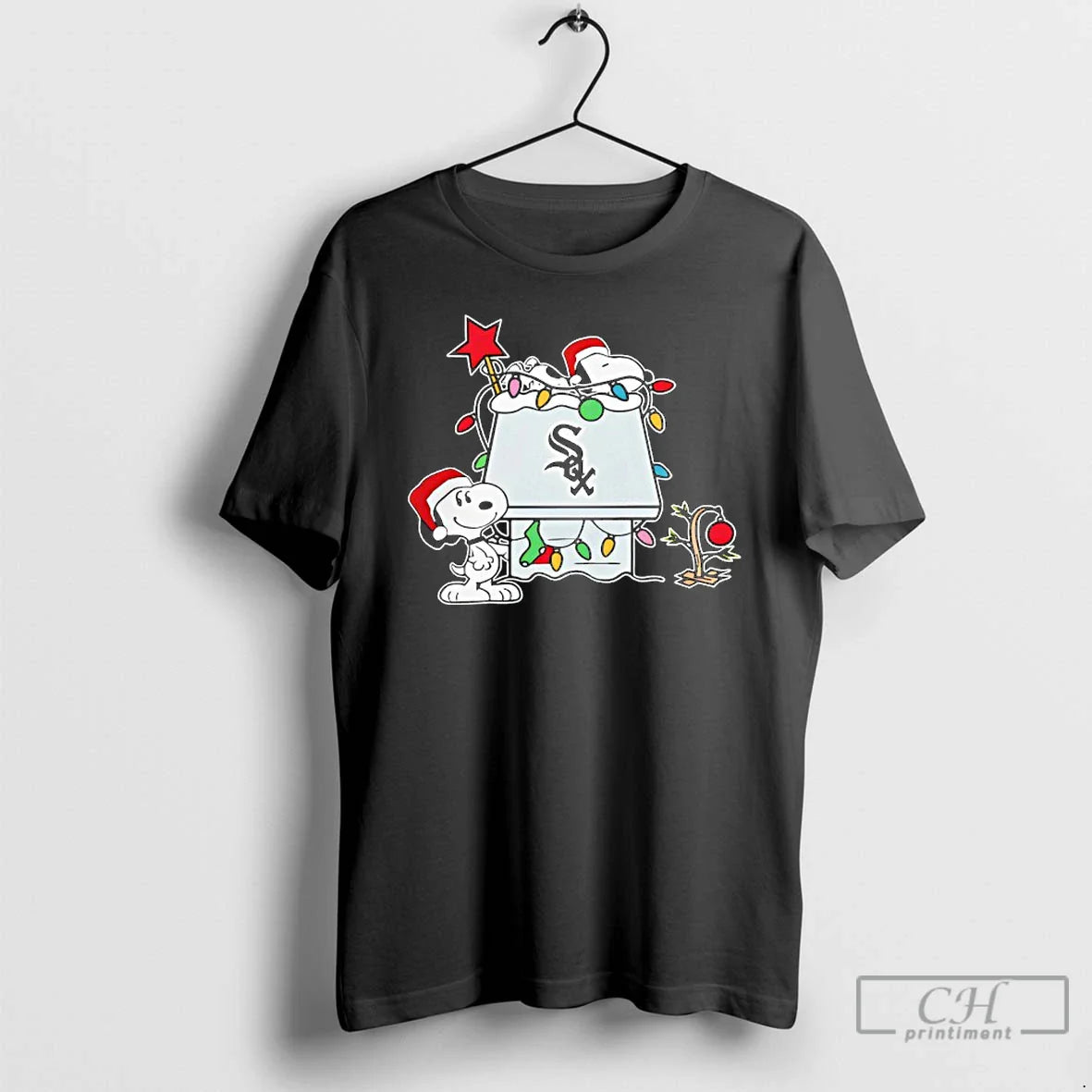 Premium Chicago White Sox Snoopy Doghouse T Shirts Tank Top Premium