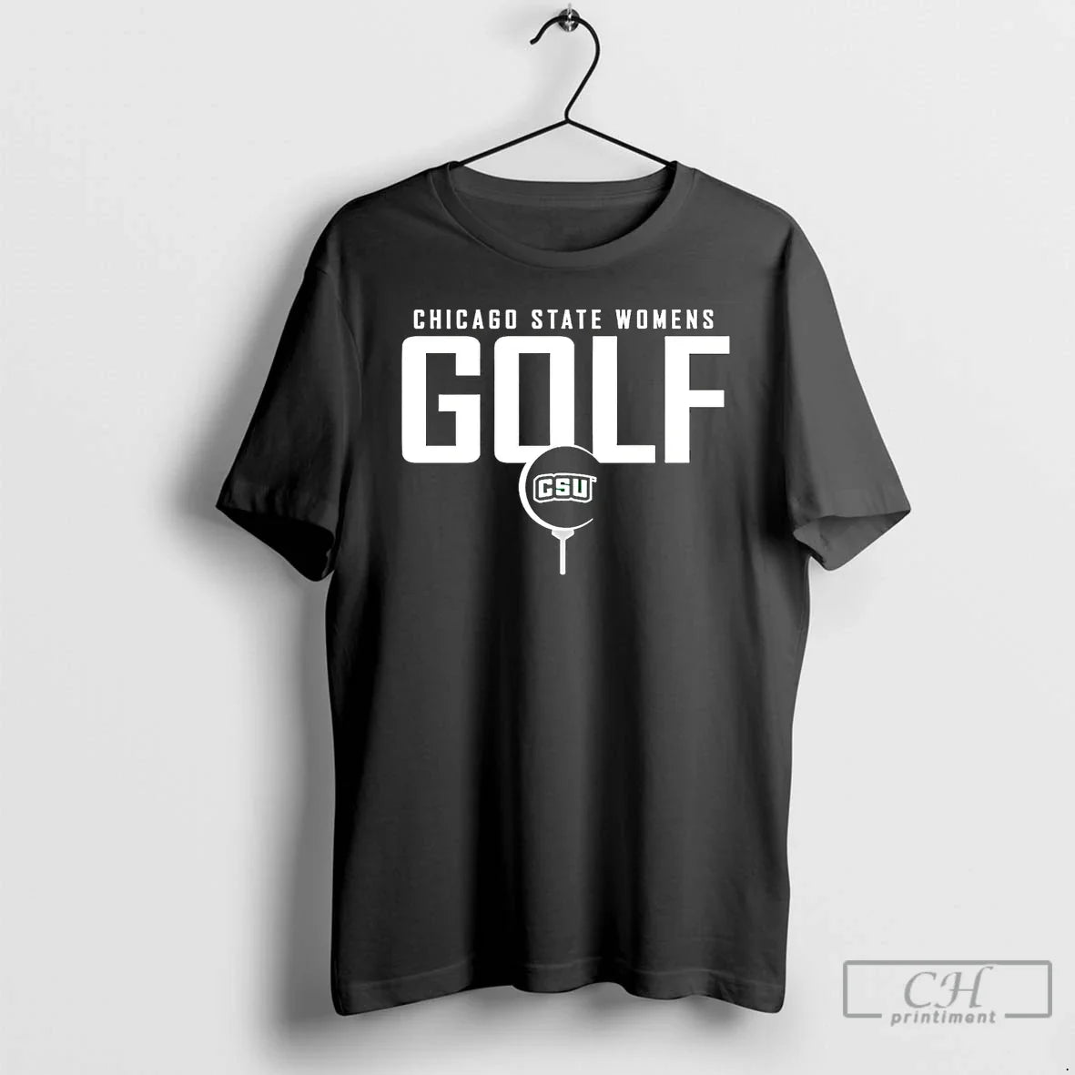 Premium Chicago State Womens Golf Tee Premium Style
