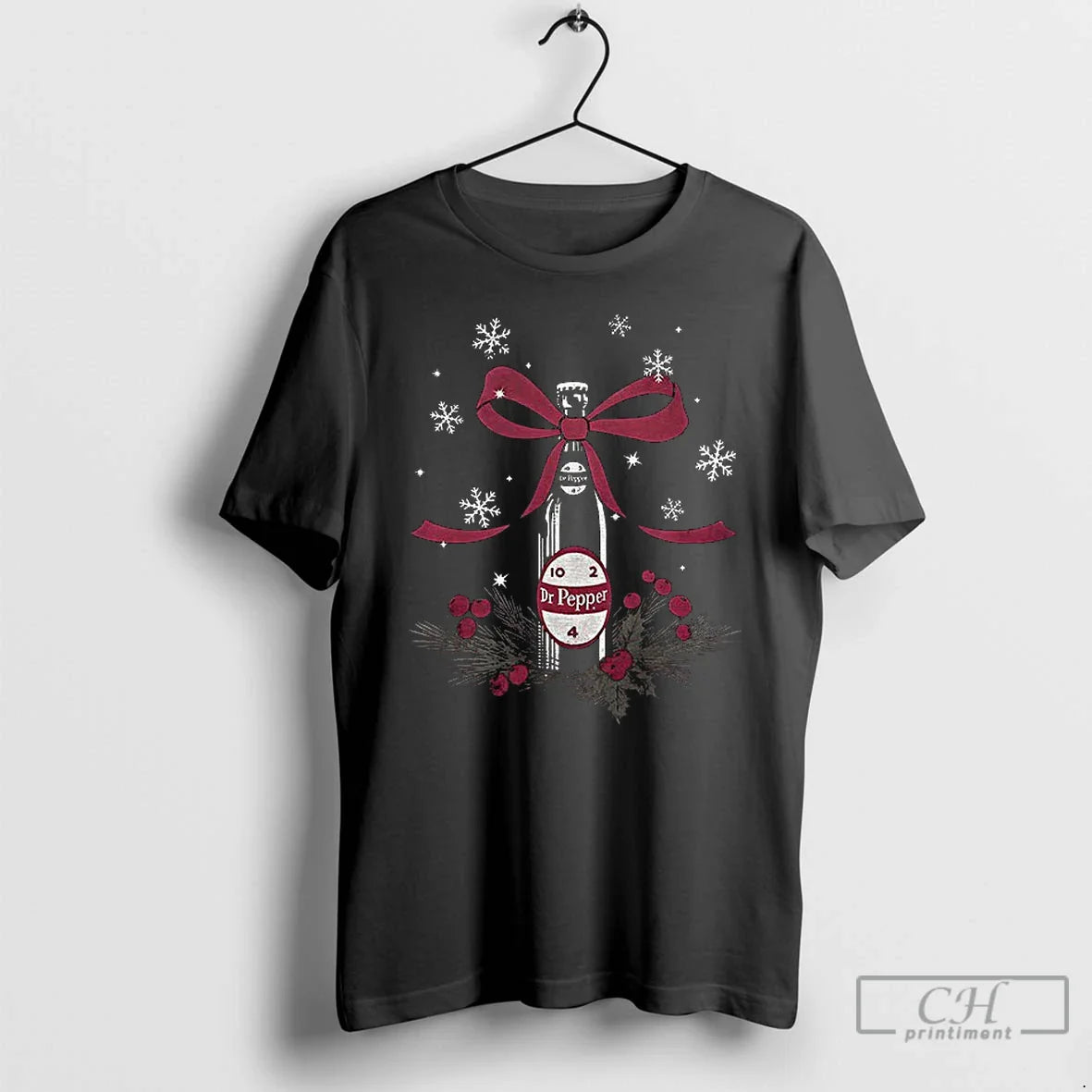 Premium Dr Pepper Bow Fleece Shirt Stylish Look