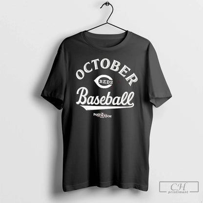 Premium Cincinnati Reds Baseball Red October Postseason 2025 Locker