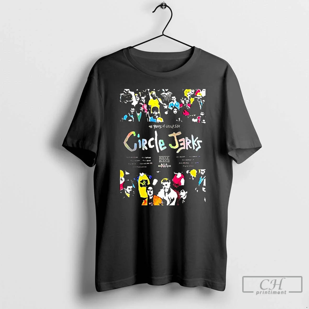 Premium Circle Jerks Group Sex 45 Years Anniversary Long Sleve T